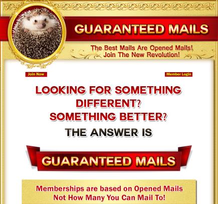 Guarnteed Mails lets you earn credits and money. 